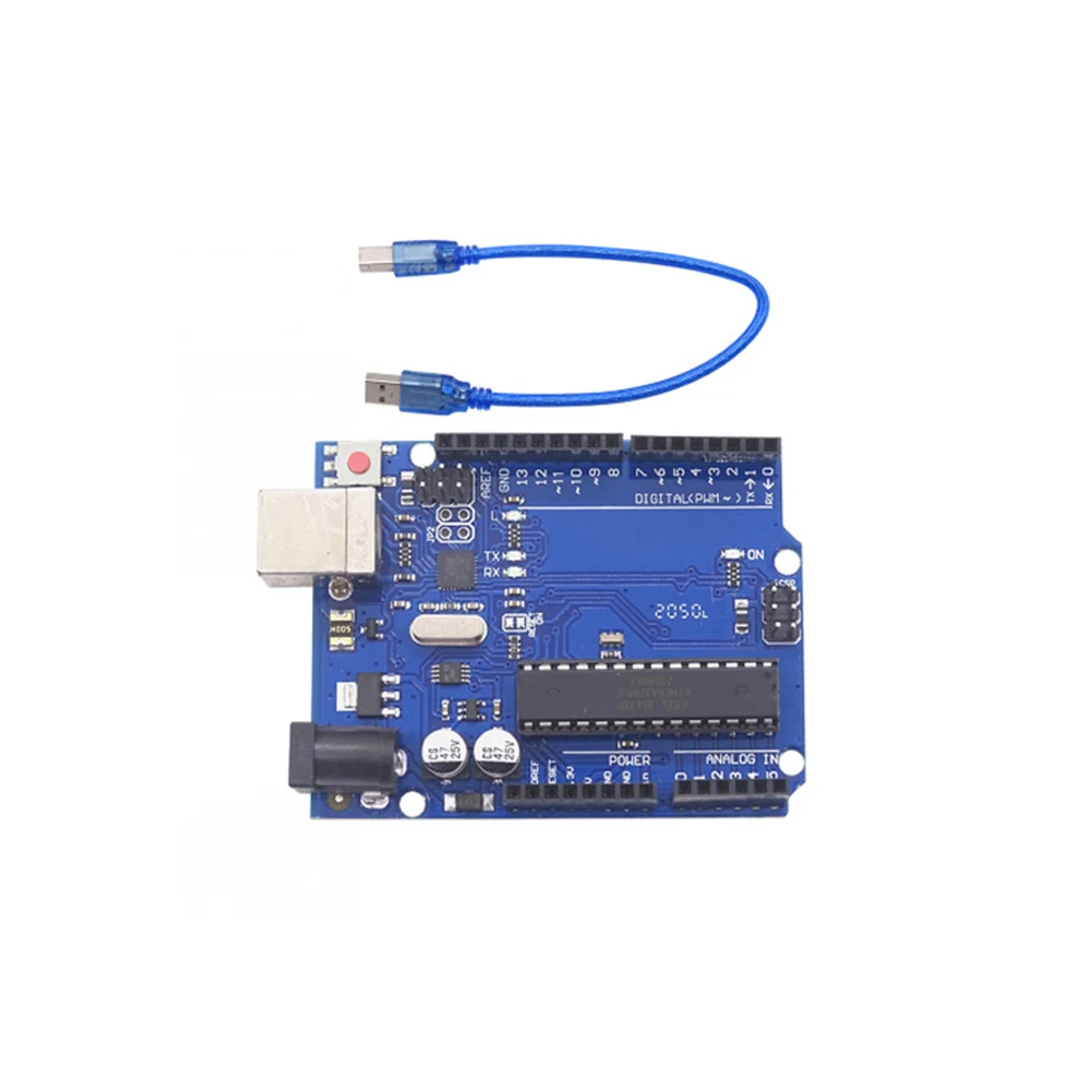 

UNO R3 Development Board Official Version Board ATmega328P Micro-controller Module With USB Cable for Arduino