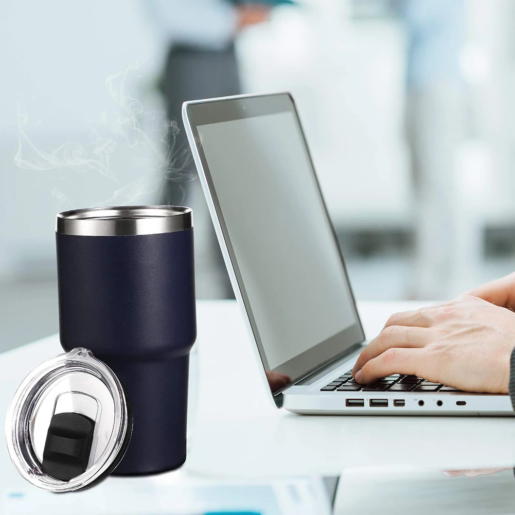 Water Cup Sealing Ring 4pcs No Smell Silicone Travel Mug 16oz & 20oz Black For Contigo Exquisite And Exquisite