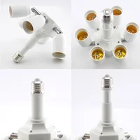 Переходники (разветвители) на 2/3/4/6 патронов Е27#5