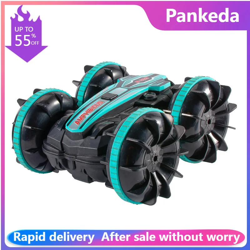 

Newest High-tech Remote Control Car 2.4G Amphibious Stunt RC Car Double-sided Tumbling Driving Children's Electric Toys for Boy