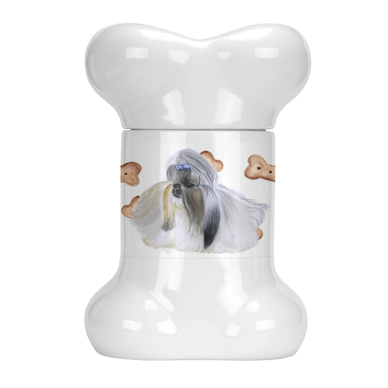 

CK2246BSTJ Shih Tzu Bone Shaped Treat Jar, , multicolor