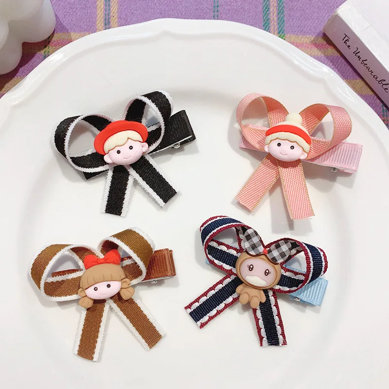 

Cute Cartoon Hair Clips Bow Hair Accessories Children Butterfly Hair Pins Barrettes Children Hair Styling Tools Hairpin 2 Piece