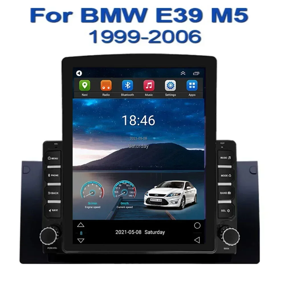 Android 13 для BMW 5 E39 E53 X5 1995-2001 2002 2003-2006 Тип Tesla Мультимедийный стерео Автомобильный