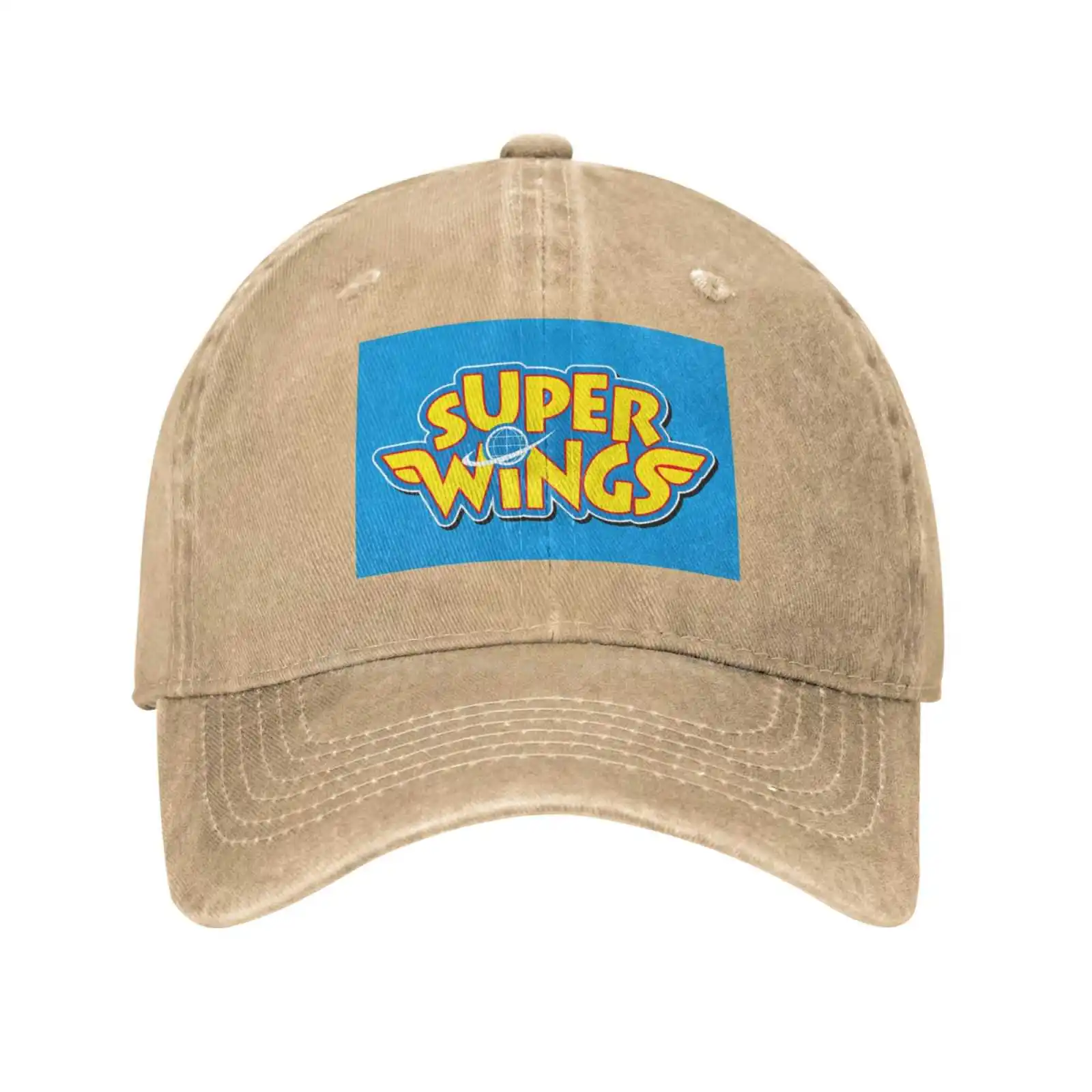 

Super Wings Top Quality Logo Denim cap Baseball cap Knitted hat