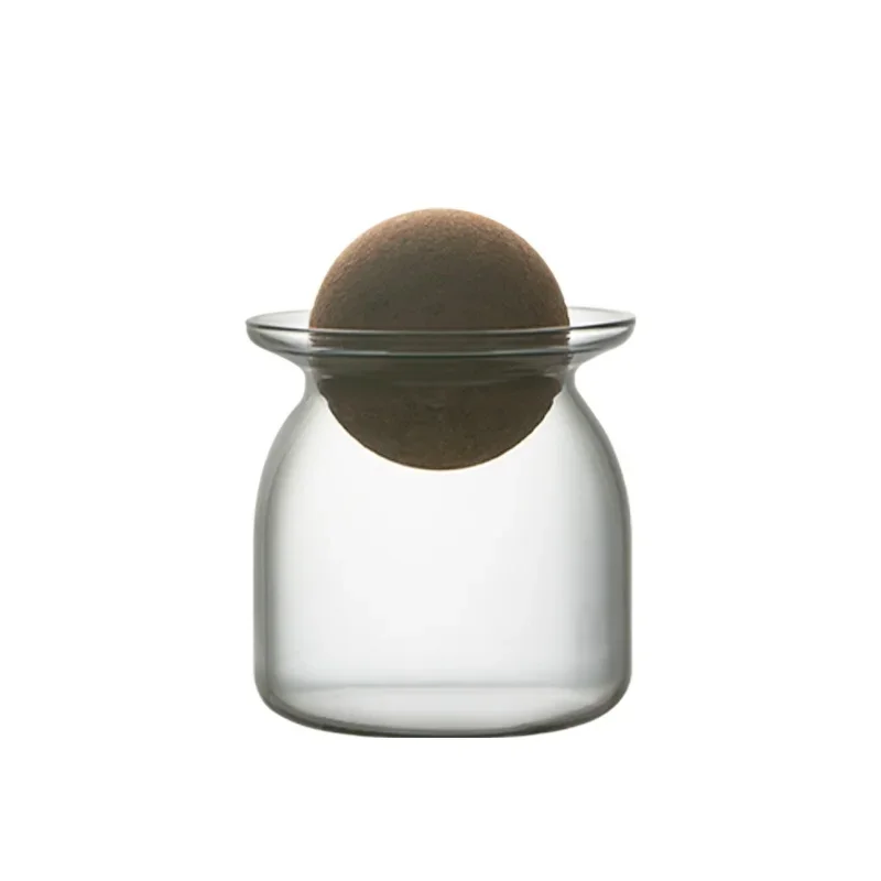 

Стеклянная банка для кофейных зерен ретро