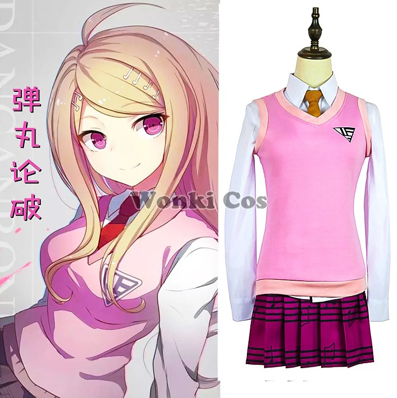 Костюм косплея Акамацу Каэде из игры Danganronpa V3 Killing Harmony JK Школьная форма для девочек женщин.