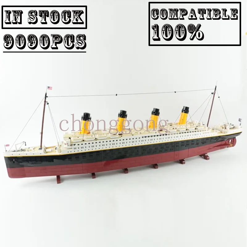 Новинка 9090 шт. модель из фильма Титаник круизный лайнер города подходит для 10294