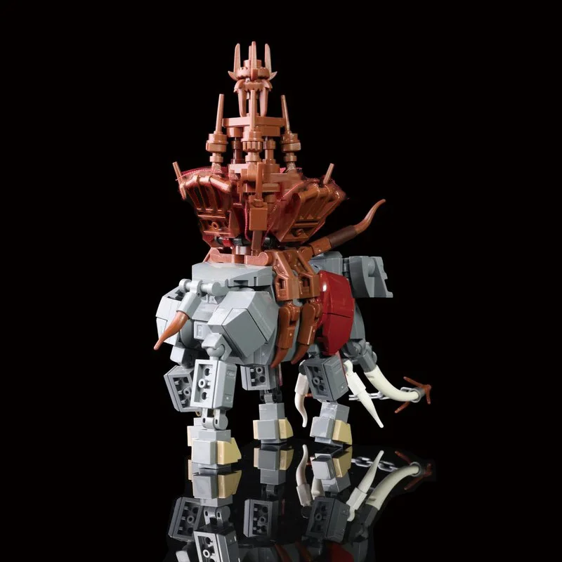 Фото Миниатюрная модель Мумакила из Средиземья (MOC) — конструктор, фэнтезийный боевой зверь, мини-модель для самостоятельной сборки, игрушка для демонстрации №2