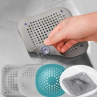 washable silicone hair filter stopper sink anti blocking sink strainer for kitchen bathtub shower drain stopper kitchen hacks