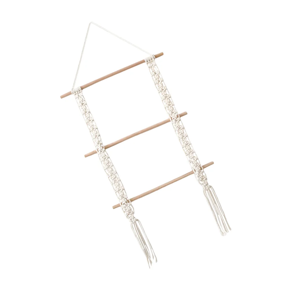 

Household Macrame Decor Hand-woven Wall Hanging Decor Multi-function Scarf Organizer