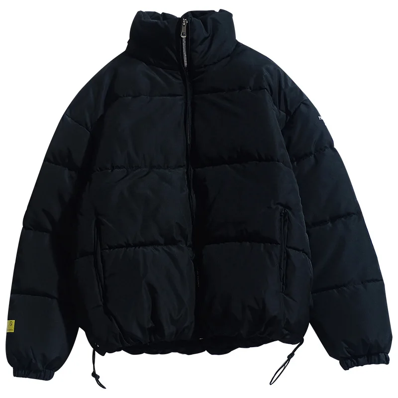 Casual Parka Coats Winter New Women Parkas High Quality Stand Collar Warm Thicken Jacket Female Fashion Overszied Outwear Black