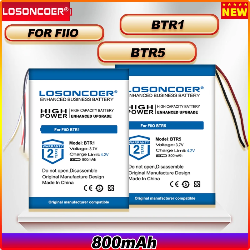 

800mAh For FiiO BTR1 For FiiO BTR5 Headset Battery Brand New