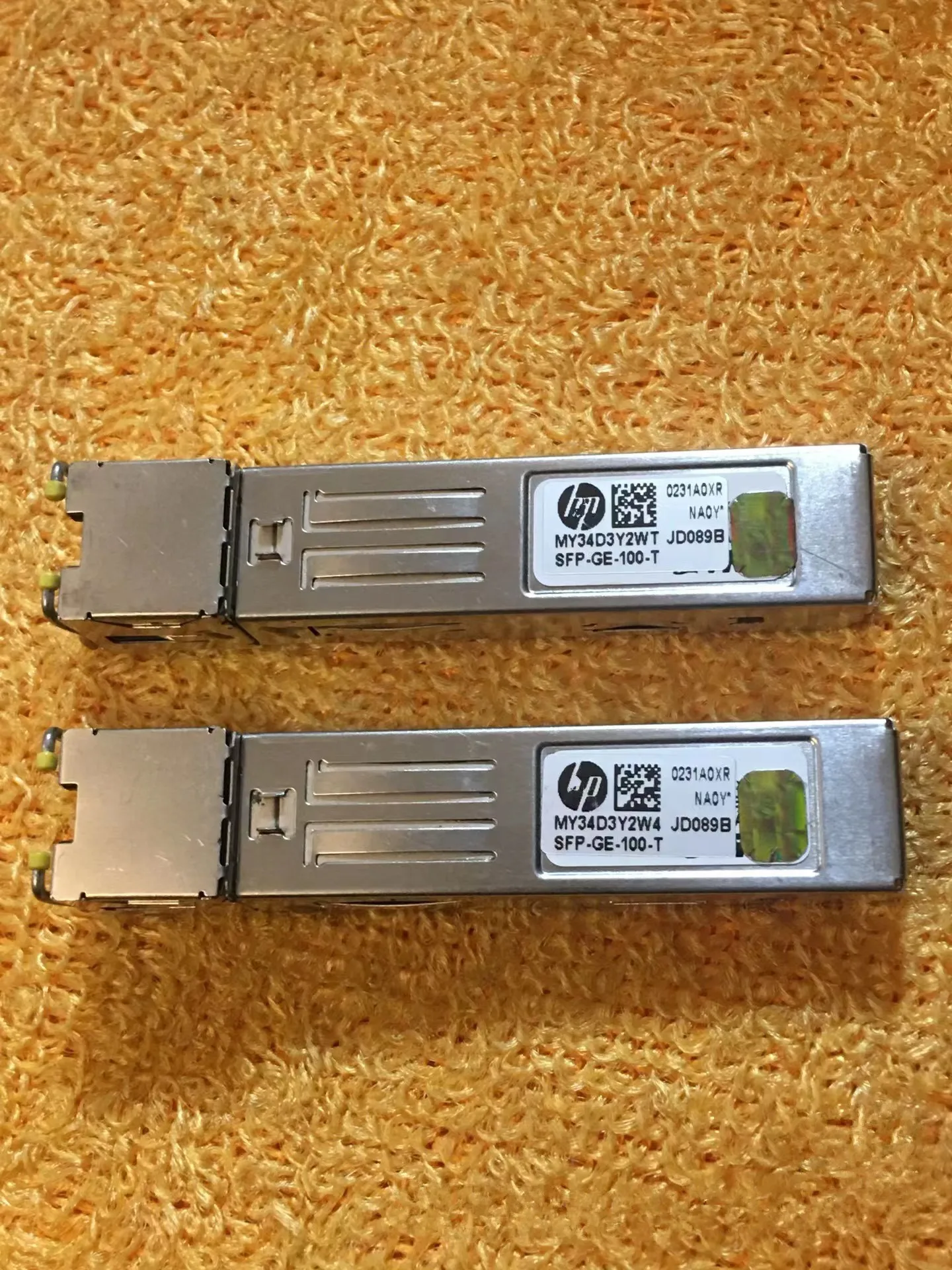 H-P/JD089B/1000BASE-T SFP-GE-100-T RTXL 185-210 X120 Copper RJ-45 100m Transceiver Module/RJ45 optical fiber module