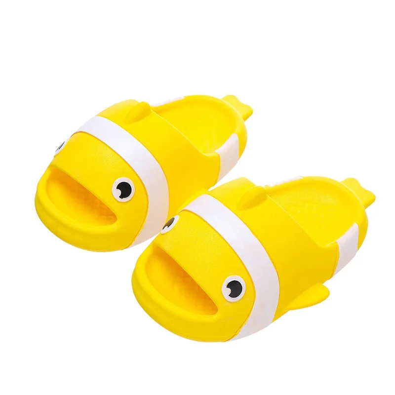 

Нескользящие сандалии Kruleepo с мультяшными рыбками, обувь для детей, девочек, мальчиков, малышей, детей