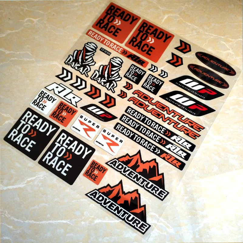 Светоотражающие наклейки для мотоцикла и мотокросса водонепроницаемые KTM RC8 Duke 200