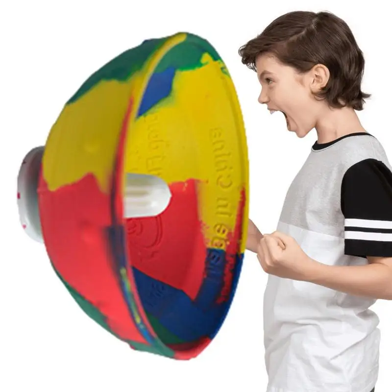 

Bouncing Bowl Toys Creative Rotating Rubber Ball For Kids Sports Outdoor Play Toy For Kids Child Boys For Garden Playground
