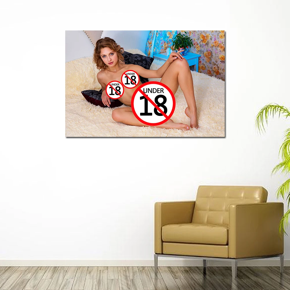 Beauty Wallpaper Prints Naked Girl Sexy Model Erotic Nude Picture Posters Canvas Wall Art Paintings for Home Room Decor