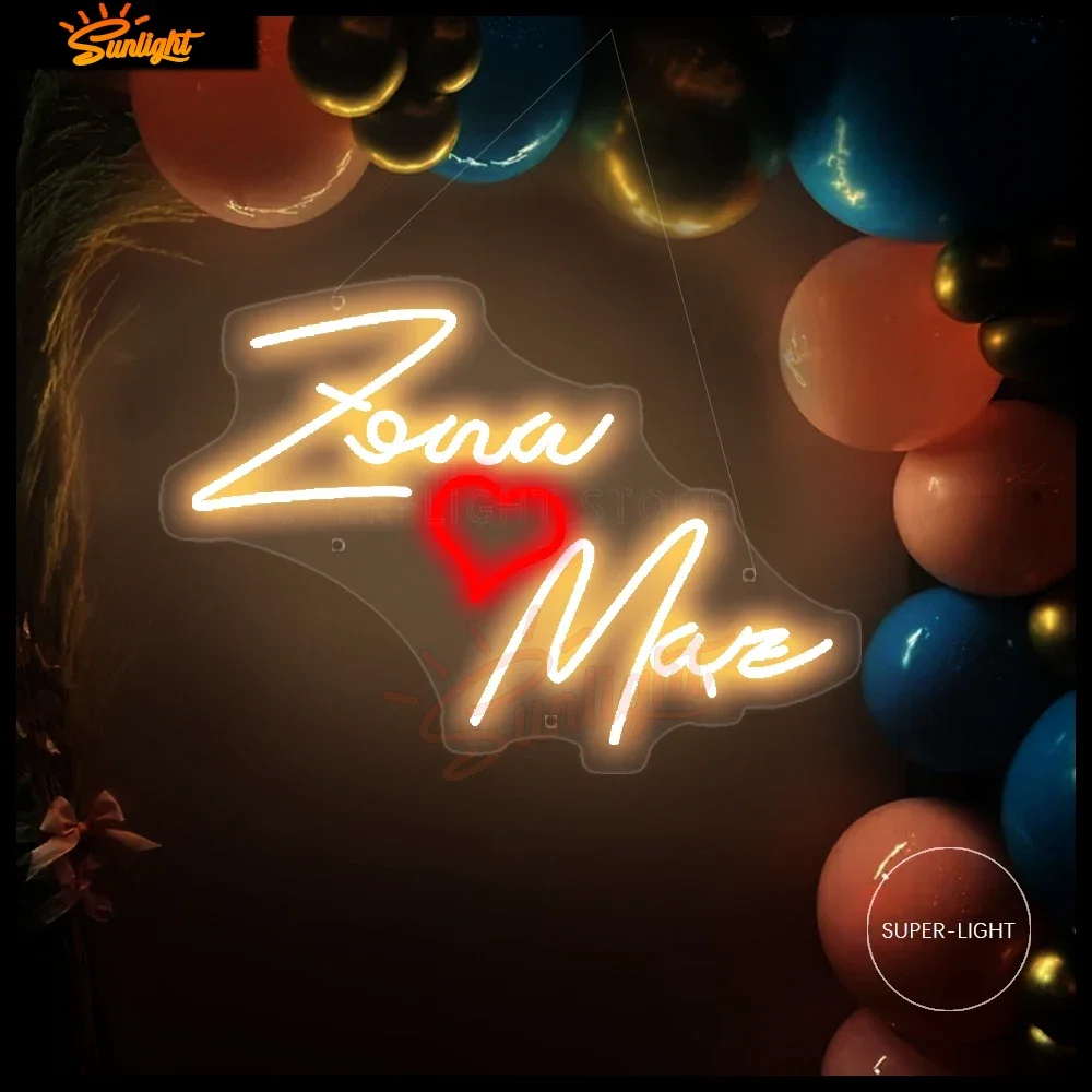 Неоновая светодиодная вывеска на заказ для жены и мужа свадебные неоновые