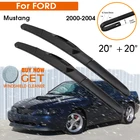 Автомобильные стеклоочистители для FORD Mustang 2000-2004 лобовое стекло резиновое Силиконовое пополнение переднее окно стеклоочистителя 20 