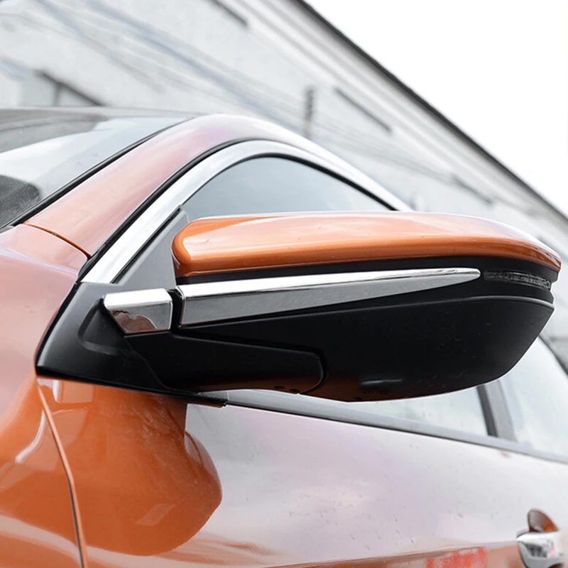 

Матовая и углеродная накладка на автомобильное зеркало заднего вида из АБС-пластика для Honda вщик 2018 2019, декоративная полоса, аксессуары для стайлинга автомобиля