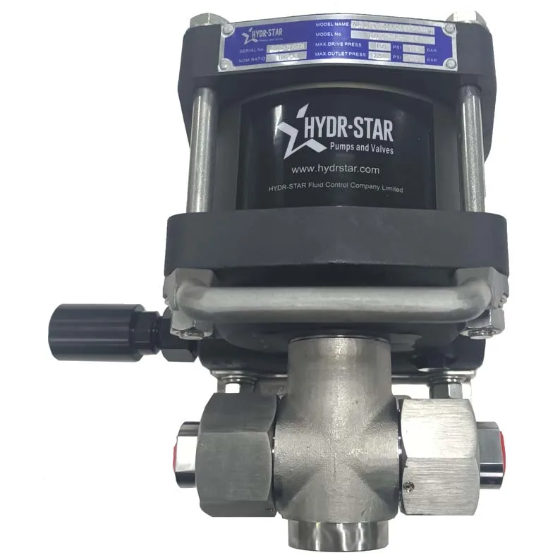 

HYDR-STAR supply maximator-like G150 pneumatic driven liquid co2 booster pump for supercrital extraction