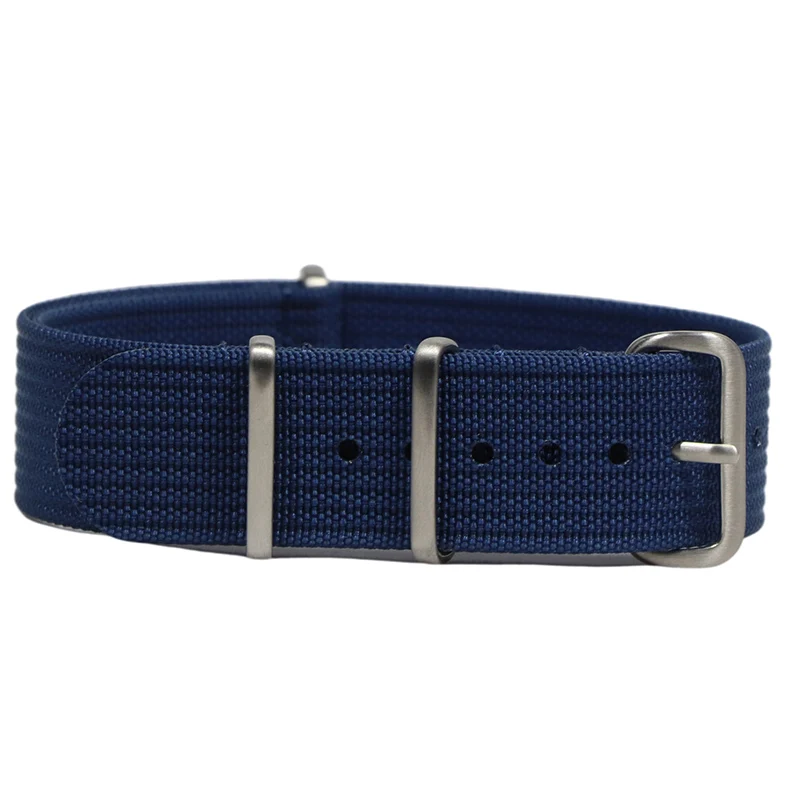 Ремешок нейлоновый в рубчик для наручных часов аксессуары военных диаметром 18 мм