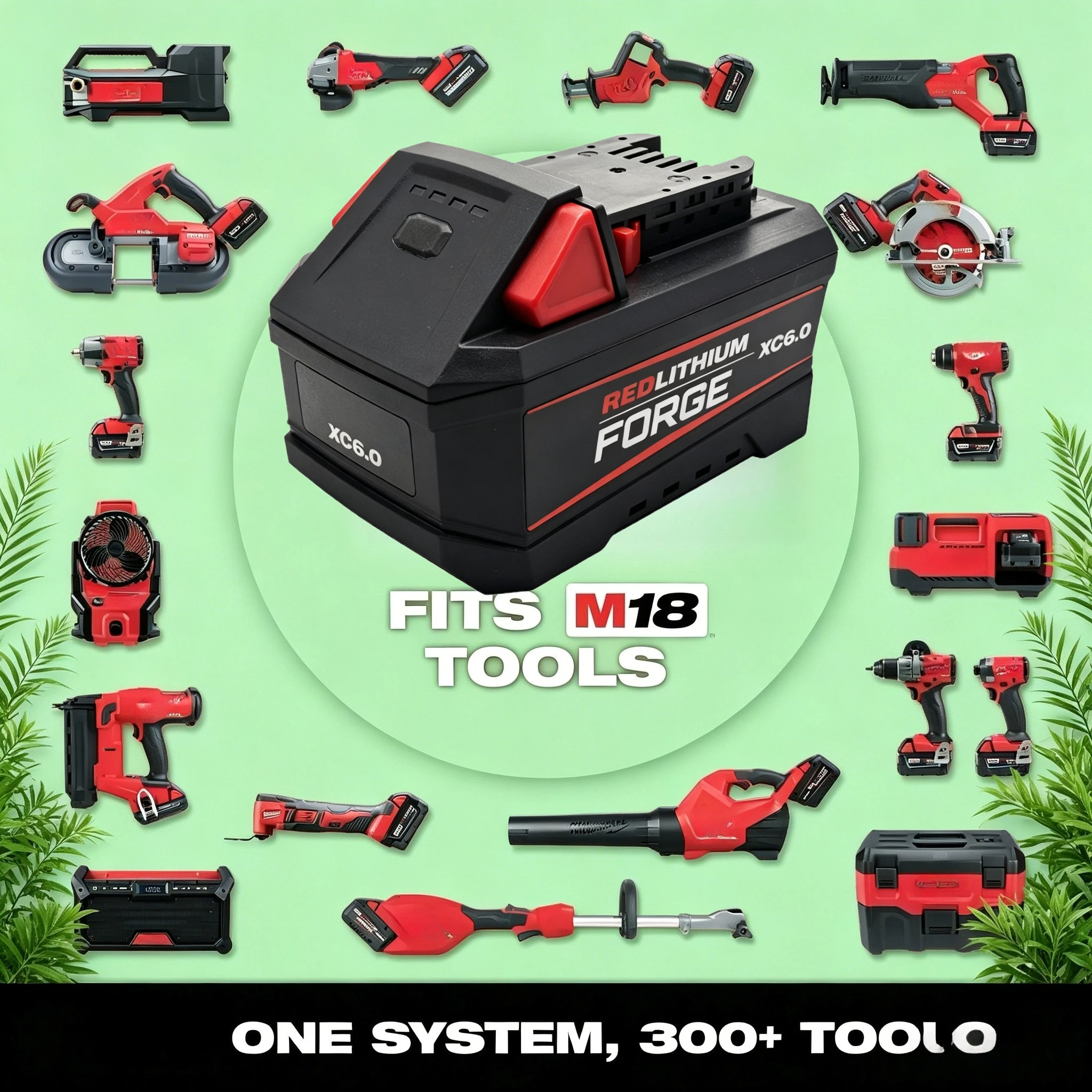 Фото Аккумуляторный заклепочник Milwaukee M18 FORGE XC6.0 XC8.0 (48-11-1861, 48-11-1881) REDLINK Safety Fit для металлообработки №5