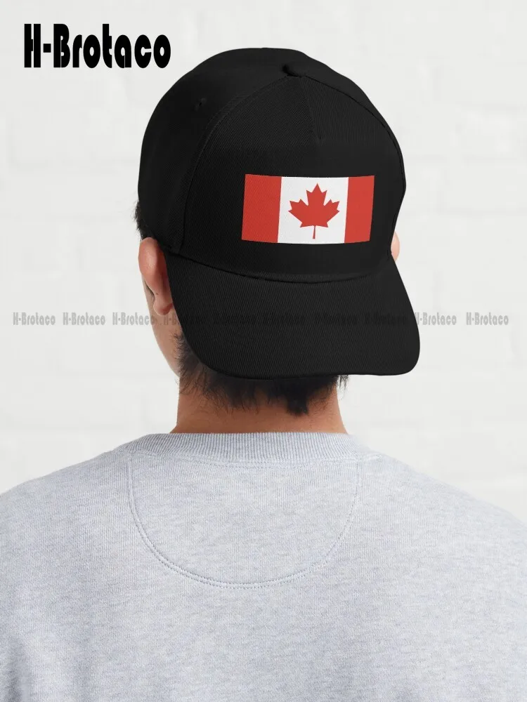 

Flag Of Canada - Canadian Symbol Baseball Cap Mens Caps Adjustable Trucker Hats Outdoor Simple Vintag Visor Casual Caps Custom