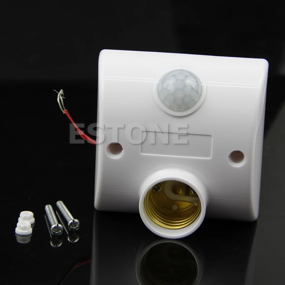 

Home E27 Motion PIR Automatic LED Light Holder Alarm