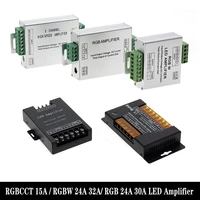 led rgbcctrgbw rgb amplifier dc5v 24v 15a 24a 30a 32a for led strip power repeater light controller