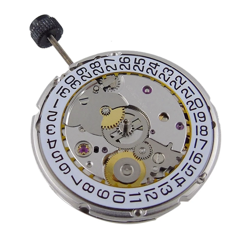 

PT5000 Automatic Mechanical Watch Movement 21600 Bph-28800 Bph Date Display Clone 2824 25 Jewels 25.6Mm Diameter
