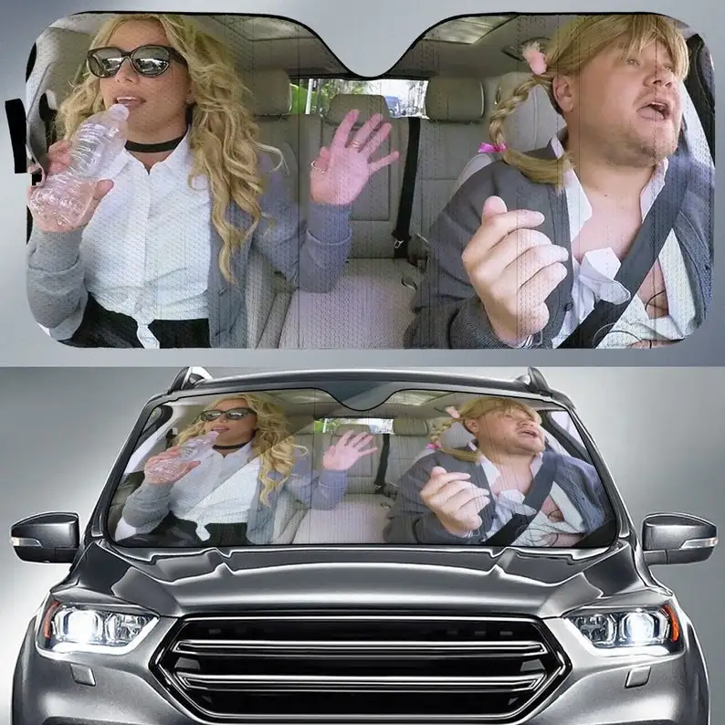 

Britney Carpool Karaoke Sun Shade car sunshade auto parts car car sun visor car windshield auto parts