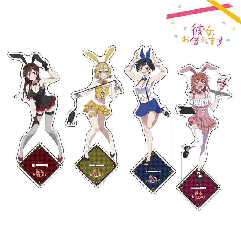 

Anime Rent A Girlfriend Kanojo Okarishimasu Cosplay Stand Figure Model Plate Ichinose Chizuru Asami Nanami Figures Desk Display