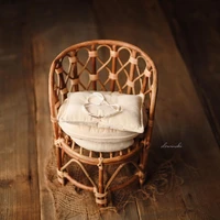 newborn photography props handmade woven retro rattan chair newborn photography bed baby photoshoot props newborn photo props