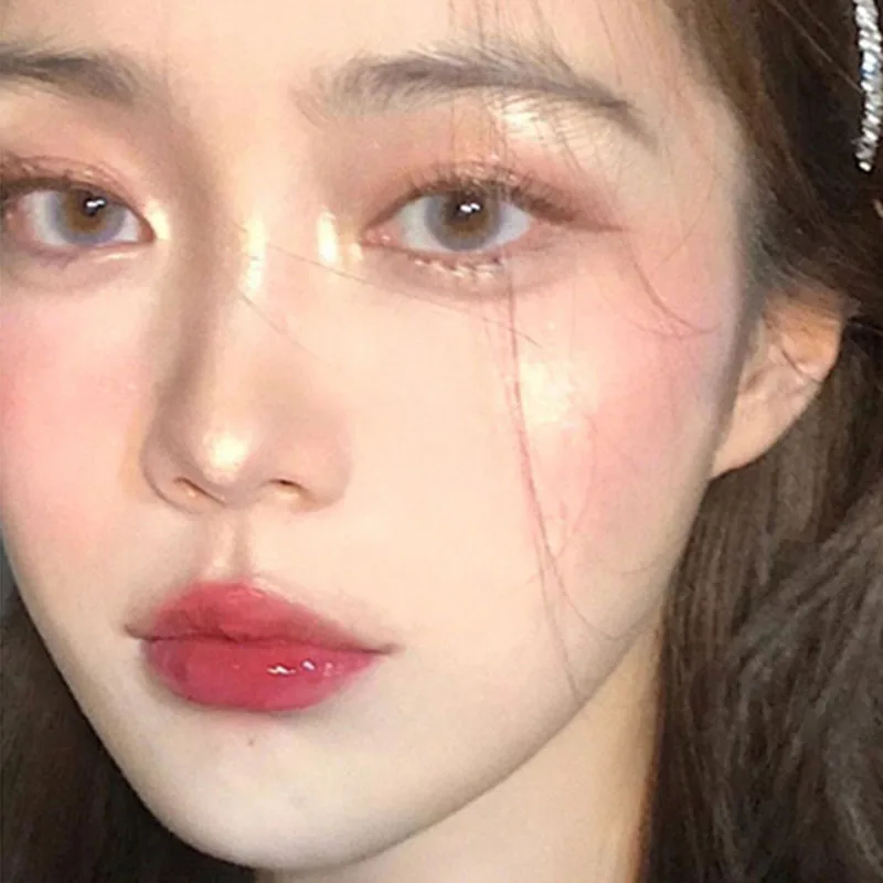 Разноцветные бриллиантовые румяна 3 в 1 палитра жемчужных румян блестящие тени