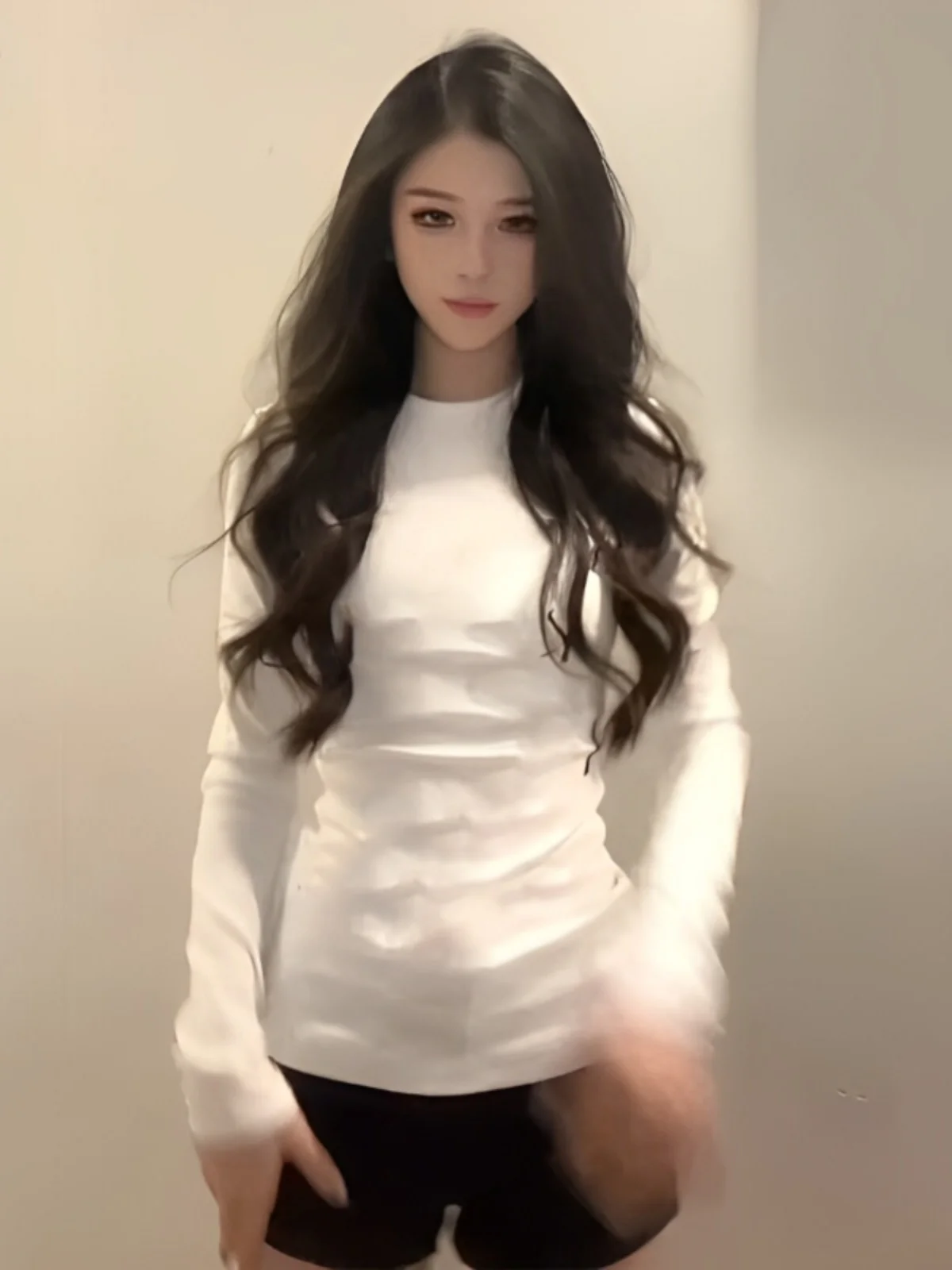 Женская нижняя рубашка Dralon осенне-зимняя внутренняя одежда утолщенная теплая