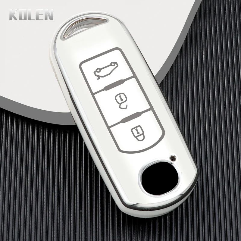 

Чехол Для Автомобильного Ключа Из ТПУ Для Mazda 2 3 4, Кнопки