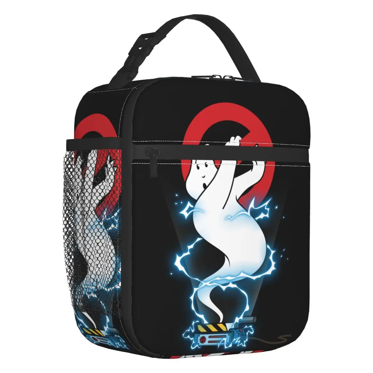 

Ghostbusters Thermal Insulated Lunch Bags Women Supernatural Comedy Film Portable Lunch Tote for Work Multifunction Food Box