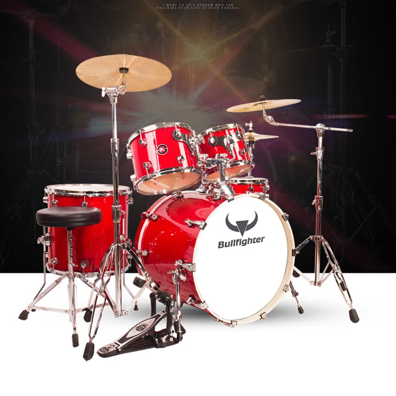 

Adult Children Paint Dreamer Beginner Shelf Jazz Drum Professional Playing Instrument