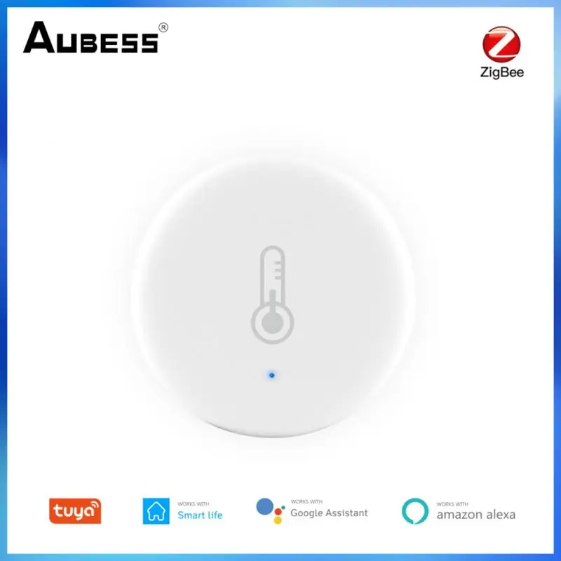

Tuya ZigBee Smart Temperature And Humidity Sensor Smart Home Support Alexa Google Home Smart Life Tuya Smart App Remote Control
