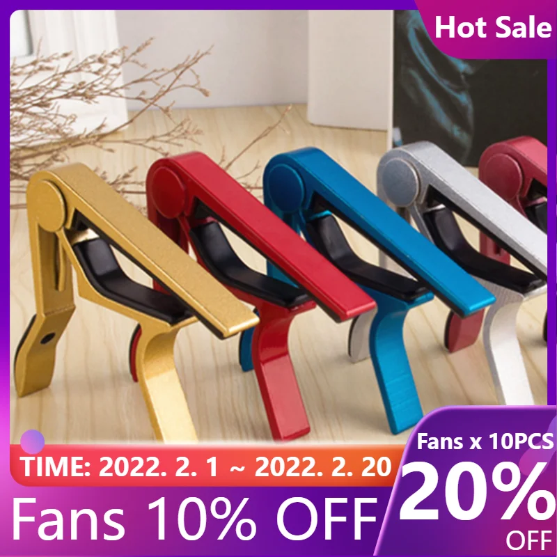 

Hot Sale Metal Guitar Capo Clamp Key for 6 String Acoustic Classic Electric Guitar Change Tuning Clamp Key Musical Instrument