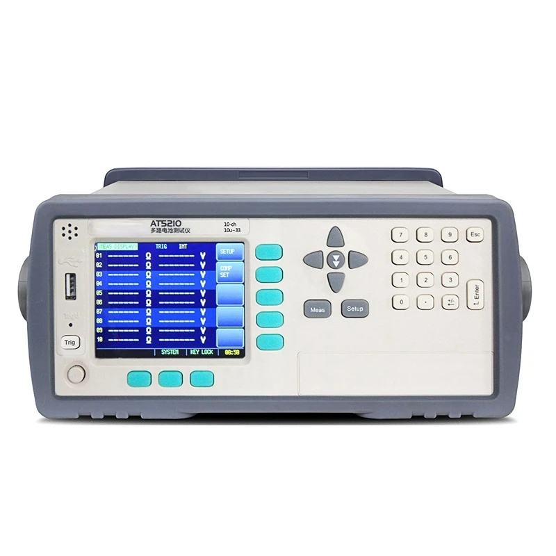 

AT5210 Multi-Channel Battery Tester Internal Resistance Meter Measuring Instrument