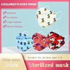 Детская маска Disney Spiderman Kn95, 4-слойная защитная 3d Трехмерная маска для мальчиков и девочек От 4 до 12 лет Ffp2, тушь для ресниц
