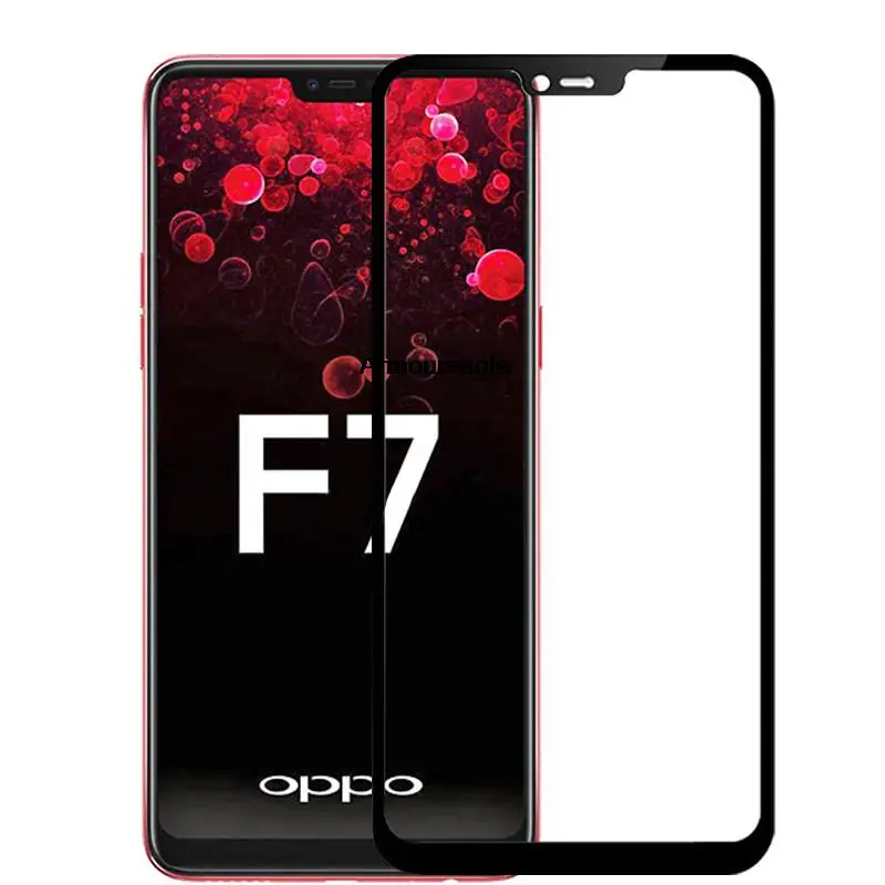 

3d закаленное стекло для oppo f7 полное покрытие 9h защитная пленка защита для экрана Защита для oppo f7 защита