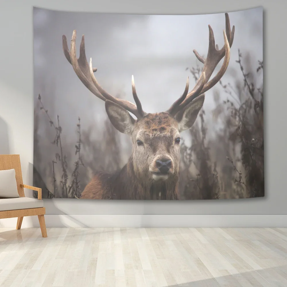 Гобелен с изображением Льва животных группы котов Настенный декор принтом волка