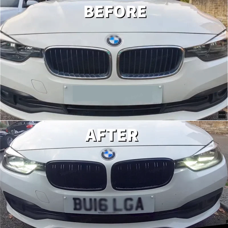 Передняя решетка-гриль для BMW 3 series F30 F31 F35 2011-2019 двойная решетка M4 спортивный стиль