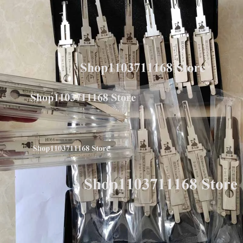 Фото Инструменты для ремонта Lishi HYN7R GM39 HU83 SIP22 HU71 HU134 TOY2018 TOY2014 SIP22 HON66 HU162T HU64 MAZ24 NSN14 2-в-1 декодер и выборка №1