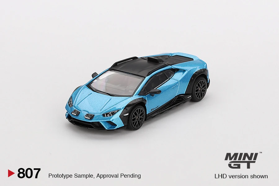 Модель автомобиля MINIGT 1:64 Huracán Sterrato Blu Aegir
