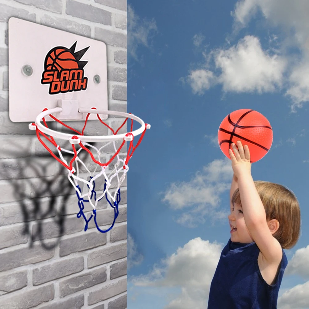 

Mini Basketball Box Set Backboard Hoop Netball Board Kids Indoor Game Kids Toys for Easy Safety Exercise Accessories