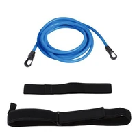 swim training resistance elastic belts swim bungee cords swim tether stationary swim harness static swimming belt set
